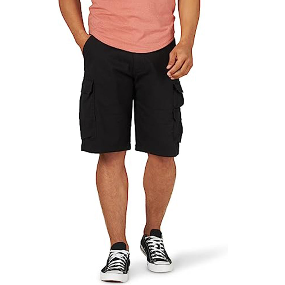 Stretch Zipper Closure Cargo Shorts-Waves And Trunks