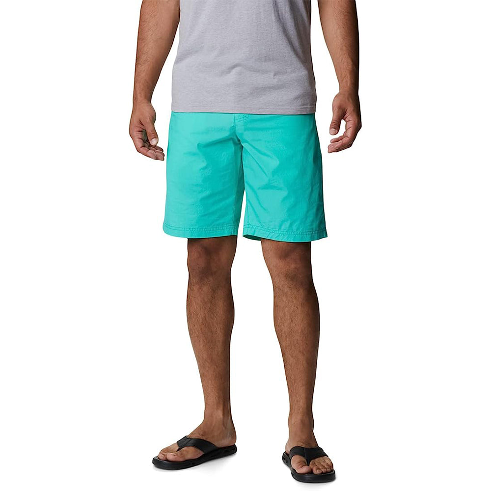 Side Pockets Button Closure Shorts-Waves And Trunks