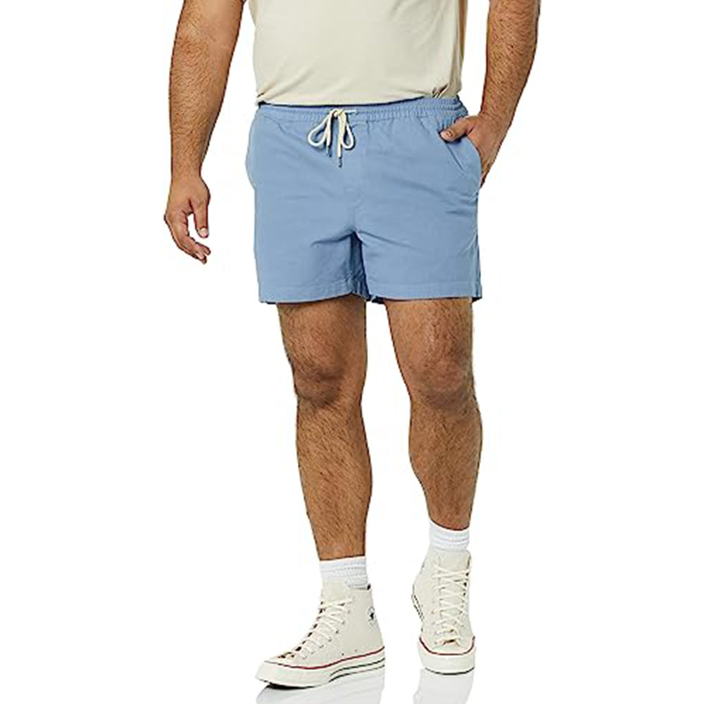 Slim Fit Canvas Short-Waves And Trunks