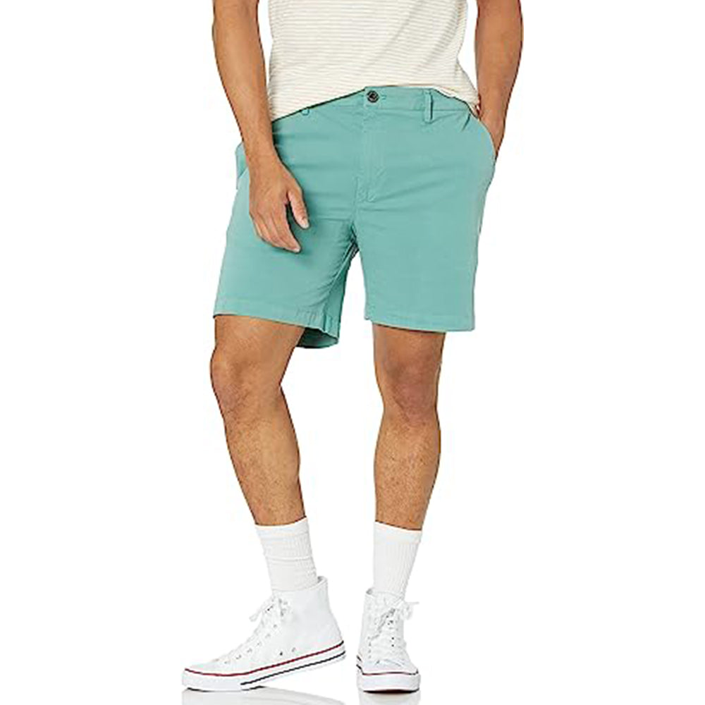 Slim Fit Flat Shorts-Waves And Trunks