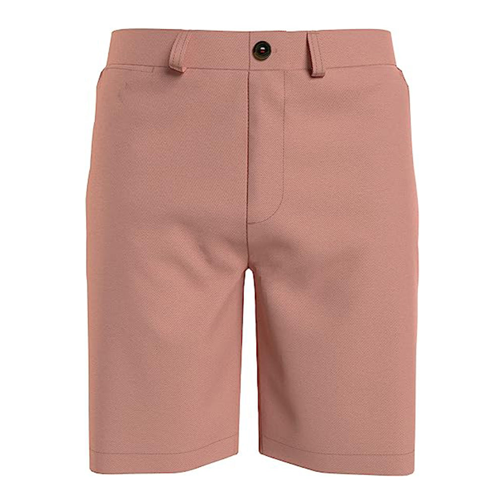 Casual Button Closure Shorts-Waves And Trunks