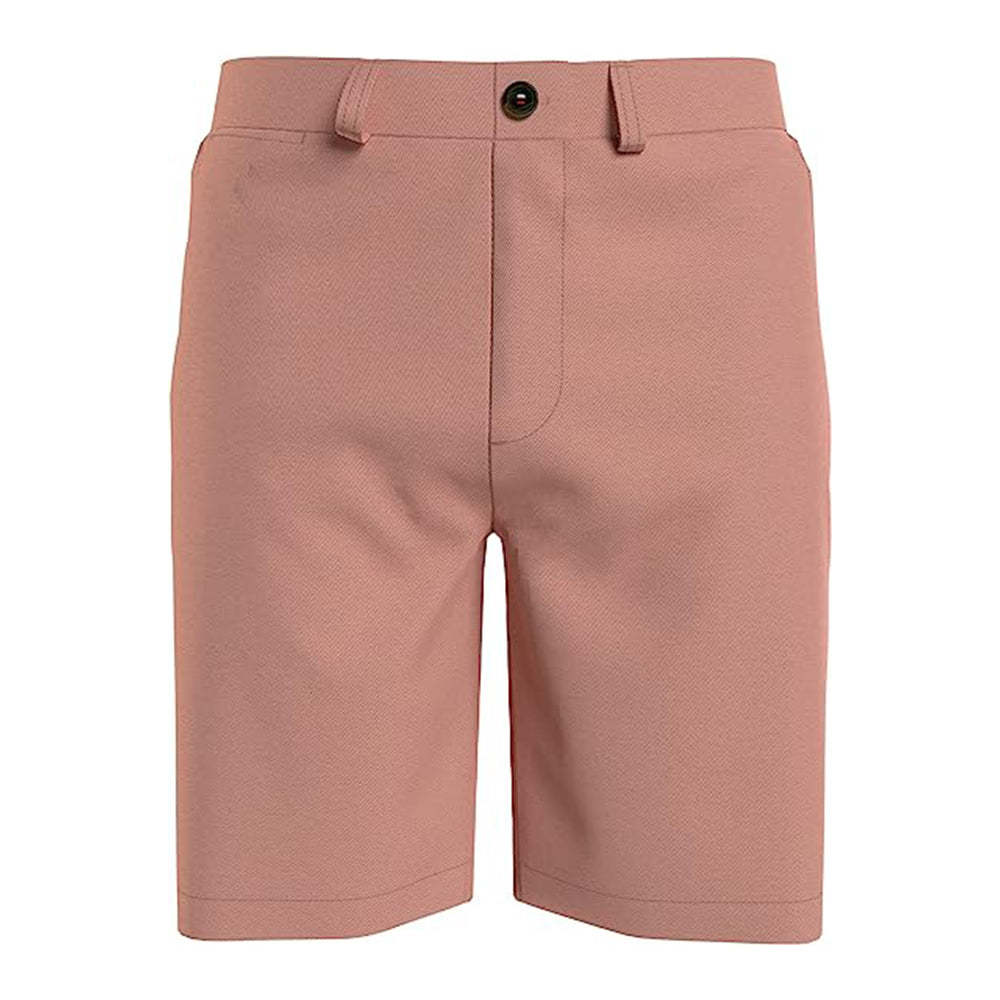 Casual Button Closure Shorts-Waves And Trunks