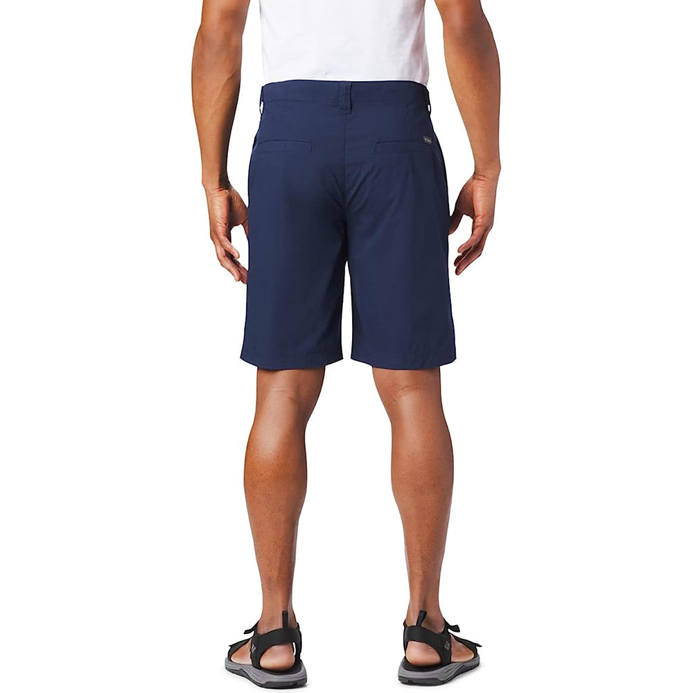 Button Closure Casual Shorts With Pockets-Waves And Trunks