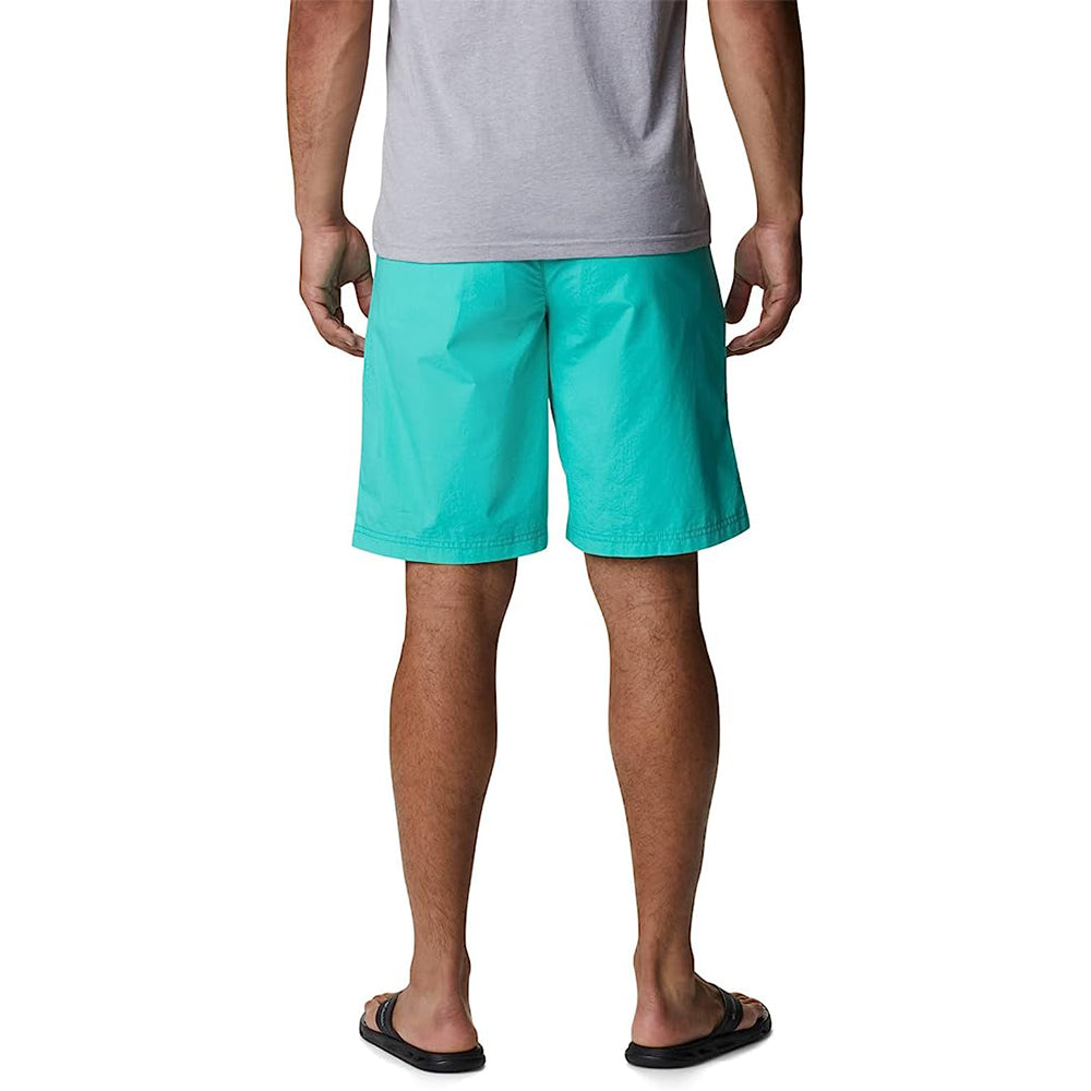 Side Pockets Button Closure Shorts-Waves And Trunks