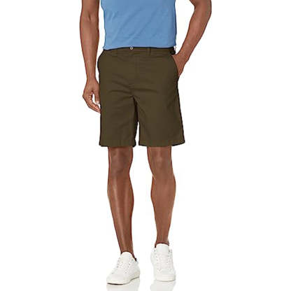 Casual Button Closure Shorts-Waves And Trunks