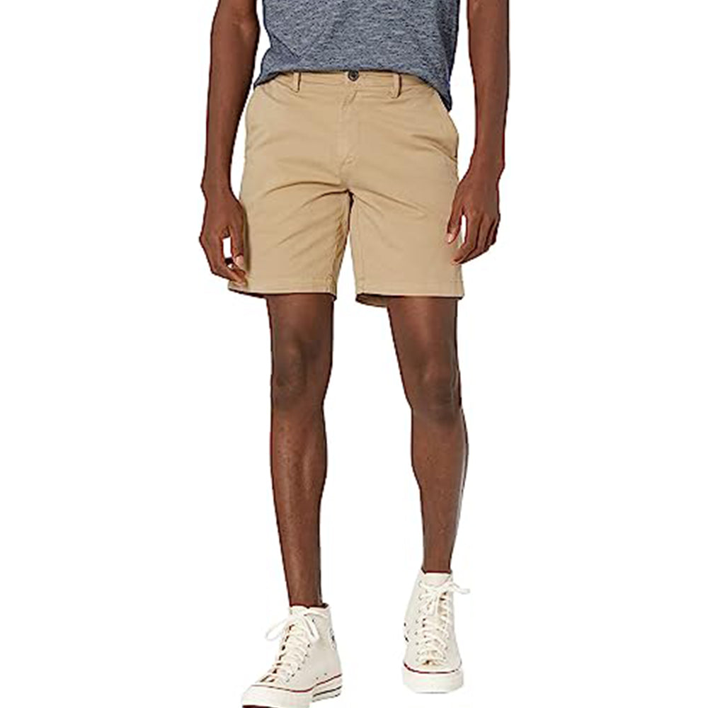 Slim Fit Flat Shorts-Waves And Trunks