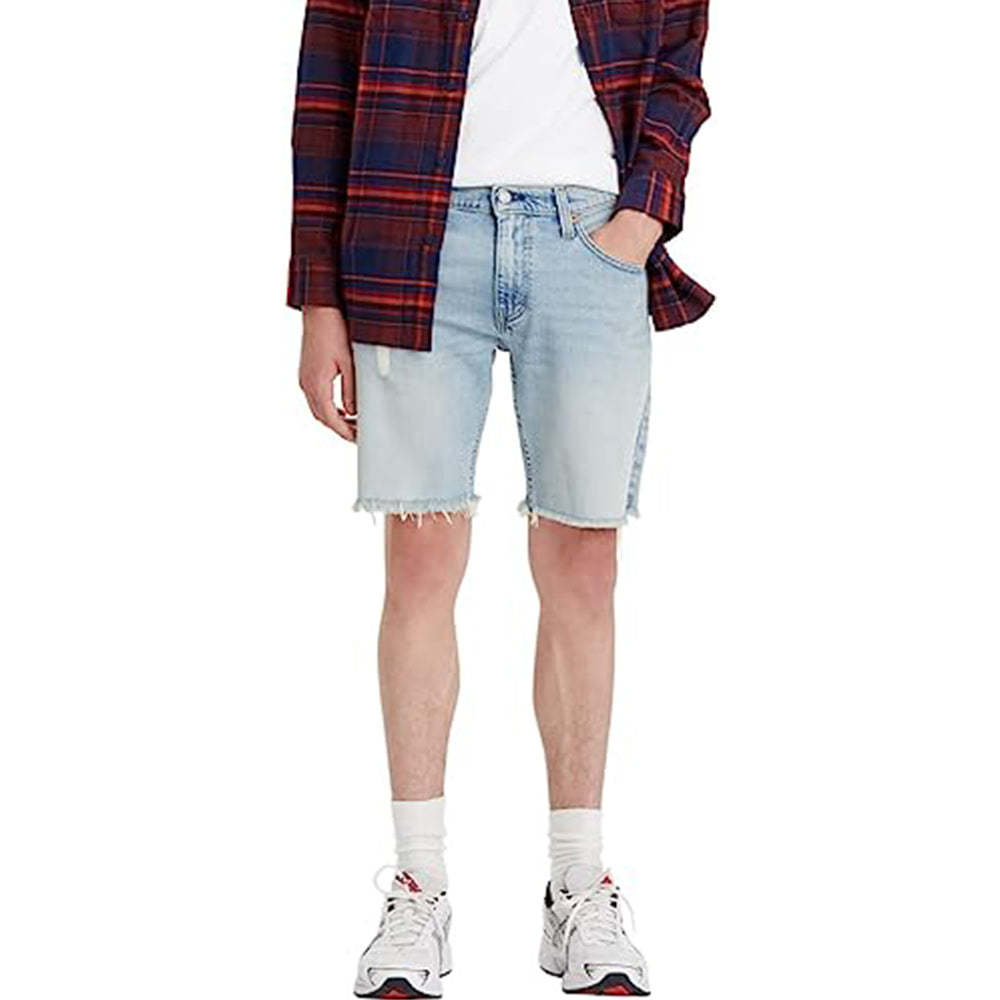 Zipper Closure Denim Shorts-Waves And Trunks