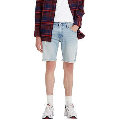 Zipper Closure Denim Shorts-Waves And Trunks