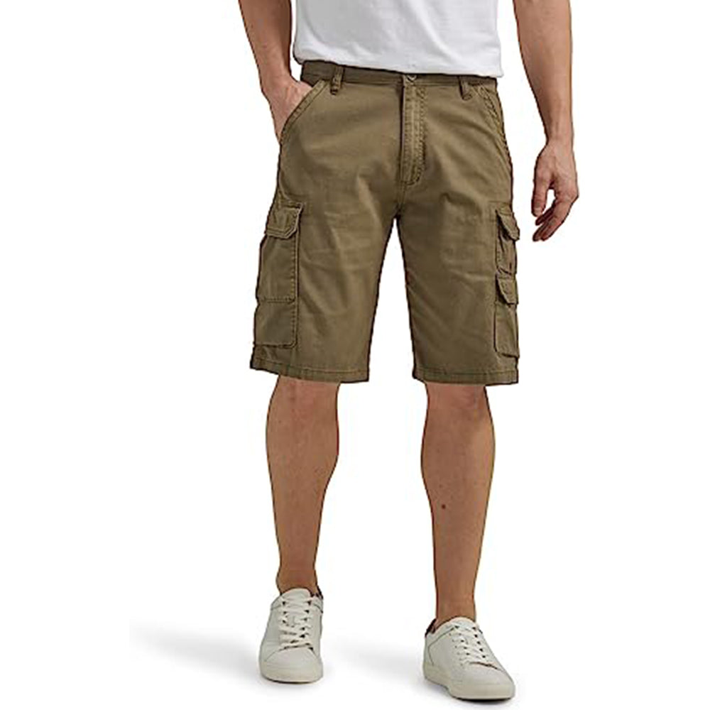 Stretch Zipper Closure Cargo Shorts-Waves And Trunks