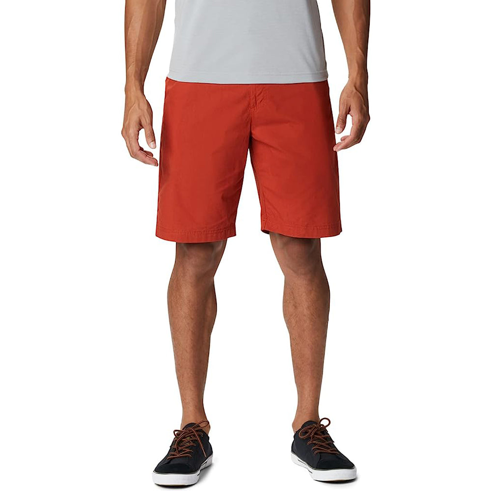 Button Closure Casual Shorts With Pockets-Waves And Trunks