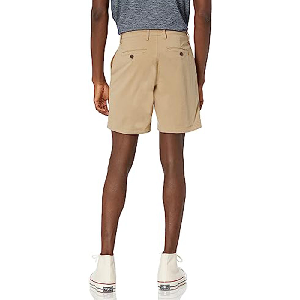 Slim Fit Flat Shorts-Waves And Trunks