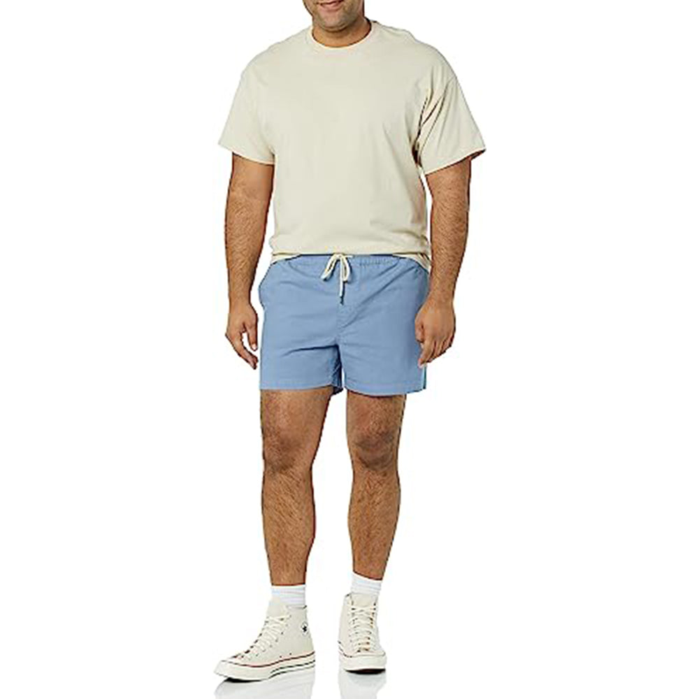 Slim Fit Canvas Short-Waves And Trunks