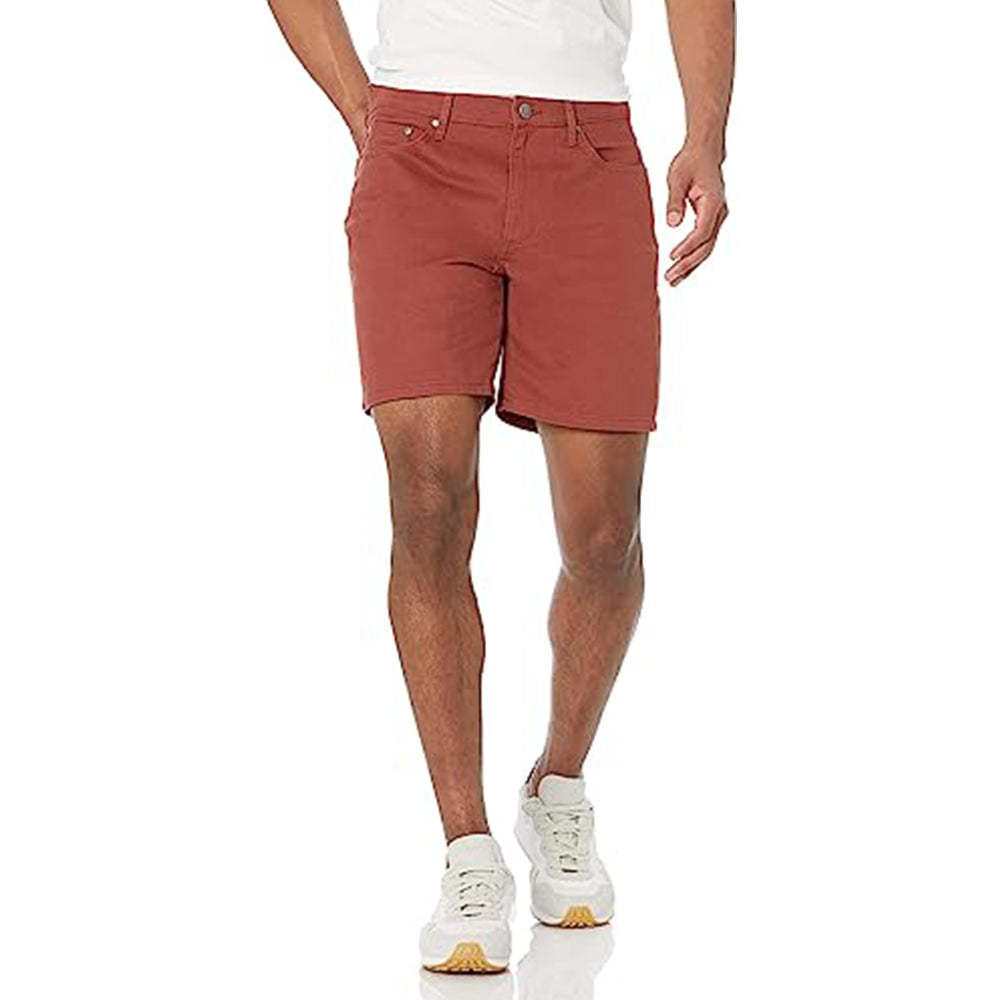 Straight Fit Shorts-Waves And Trunks