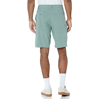 Button Closure Shorts-Waves And Trunks