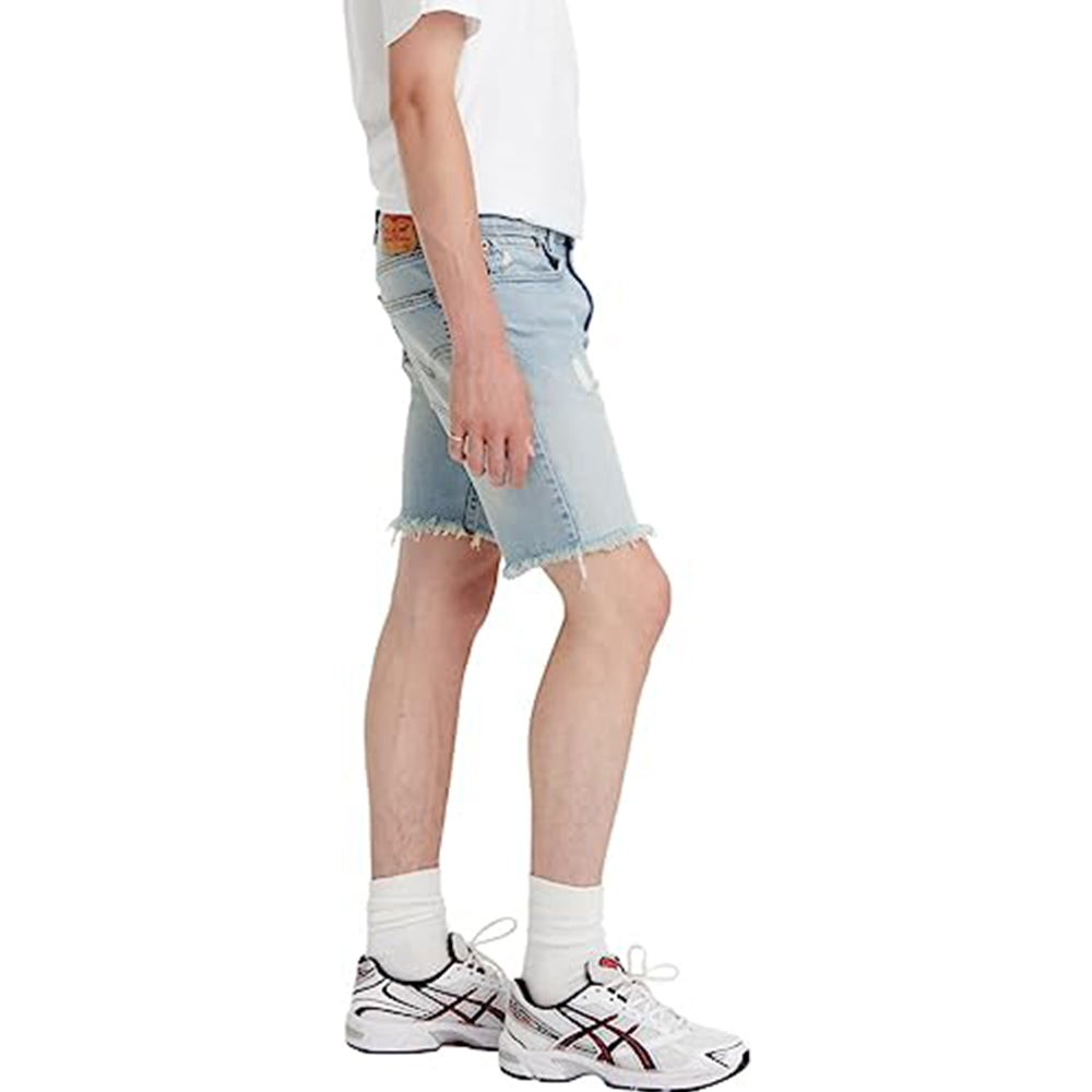Zipper Closure Denim Shorts-Waves And Trunks