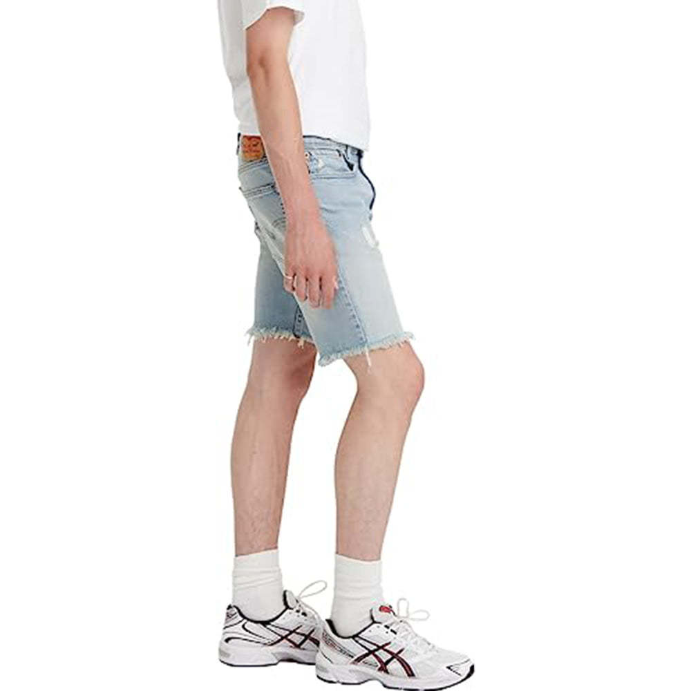 Zipper Closure Denim Shorts-Waves And Trunks