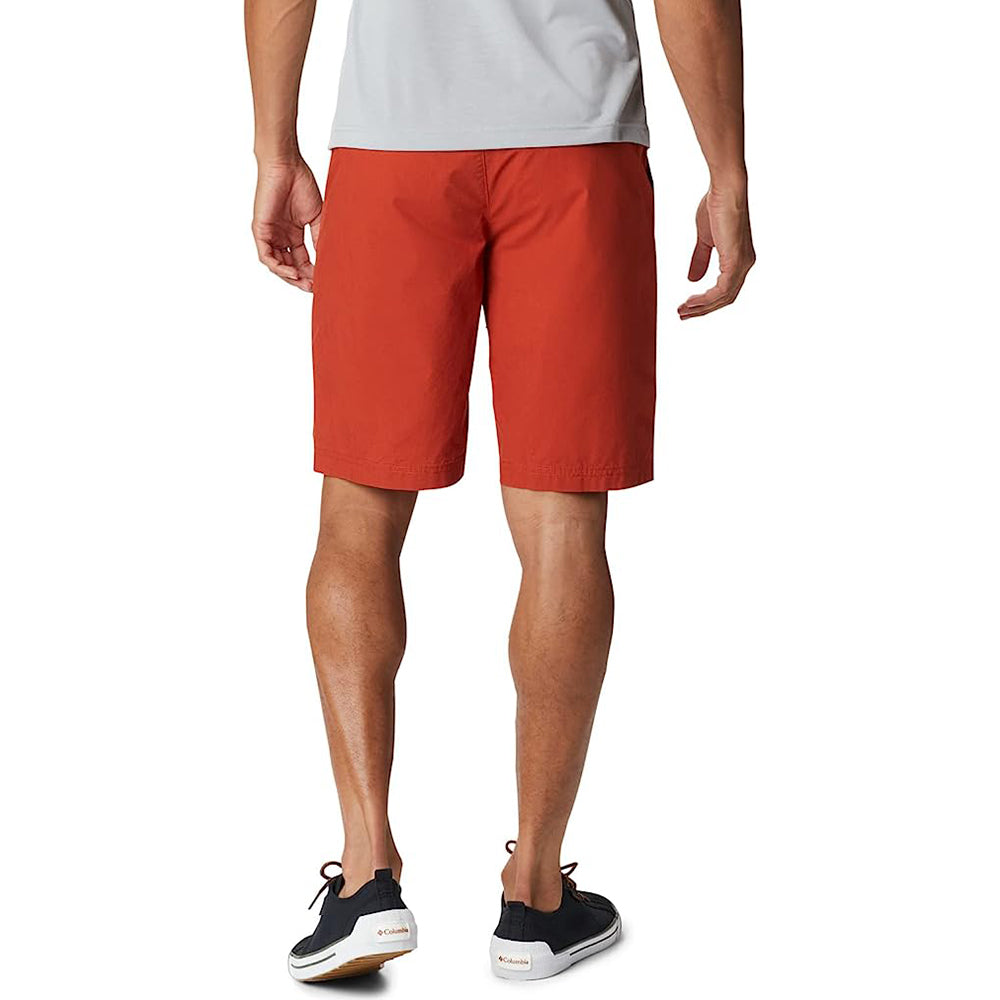Button Closure Casual Shorts With Pockets-Waves And Trunks