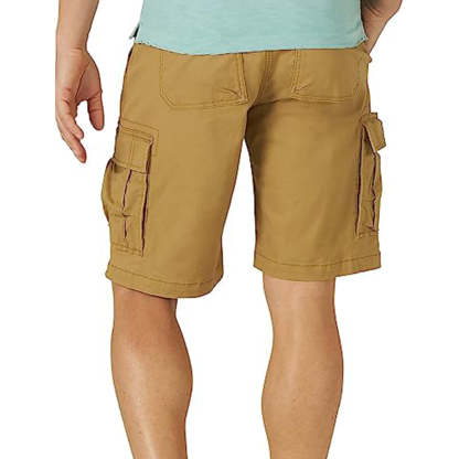 Zipper Closure Casual Shorts-Waves And Trunks