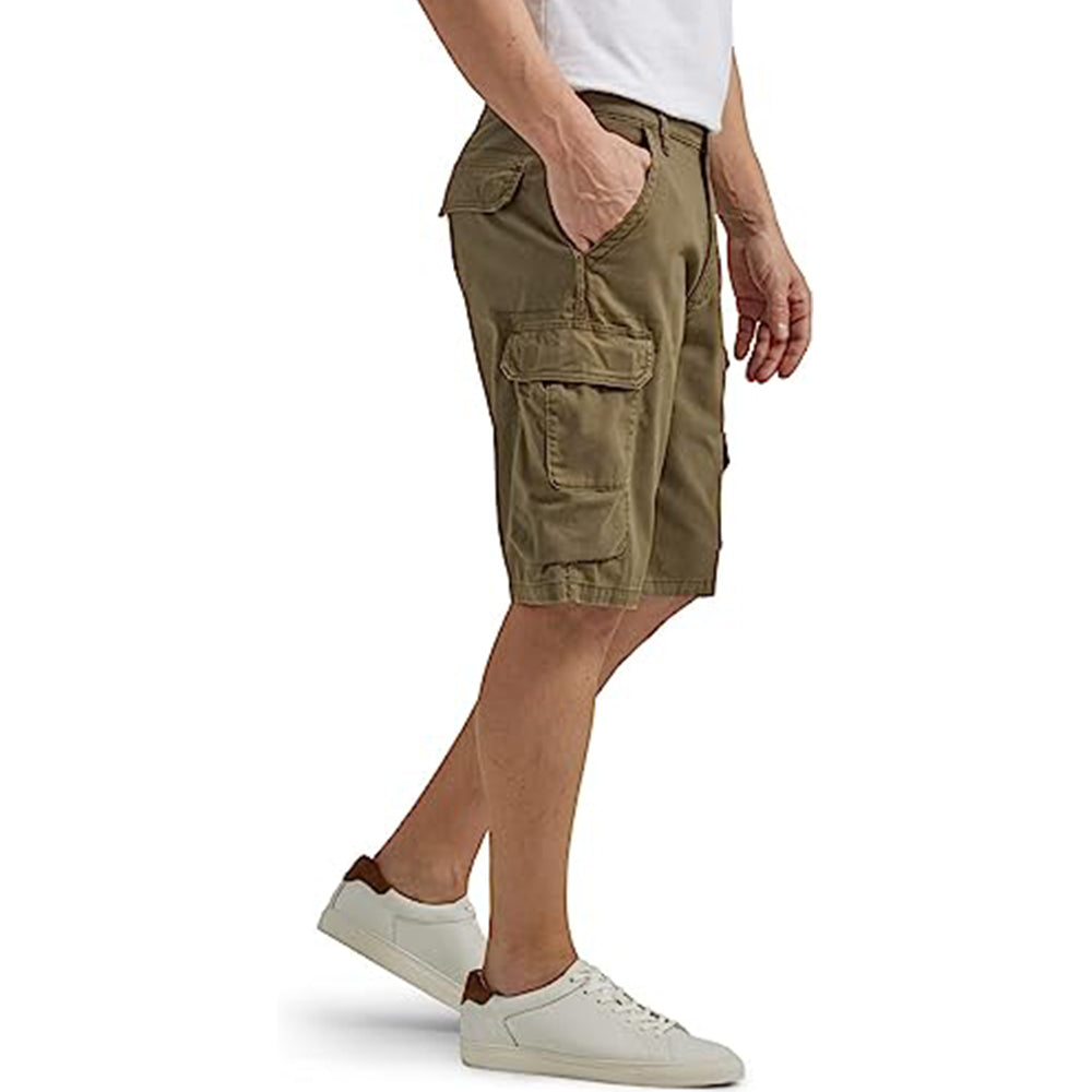 Stretch Zipper Closure Cargo Shorts-Waves And Trunks