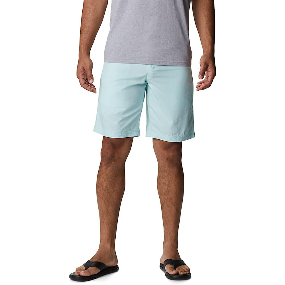 Side Pockets Button Closure Shorts-Waves And Trunks