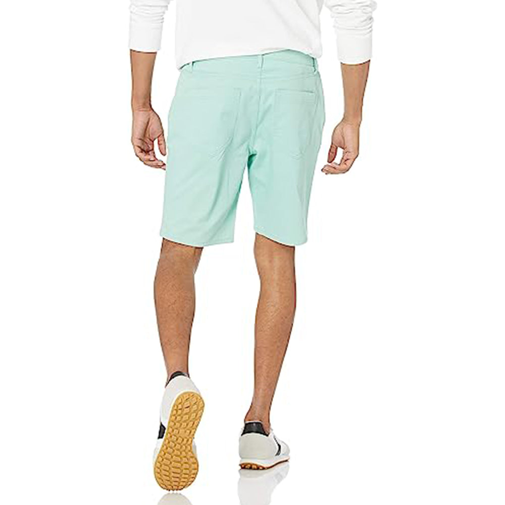 Zipper Closure Short With 5 Pockets-Waves And Trunks