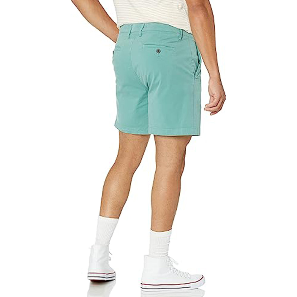 Slim Fit Flat Shorts-Waves And Trunks