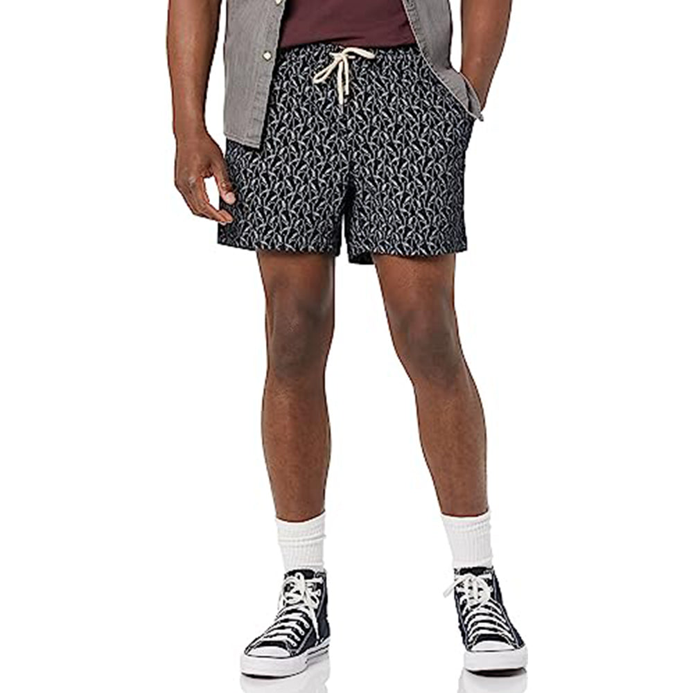 Slim Fit Canvas Short-Waves And Trunks