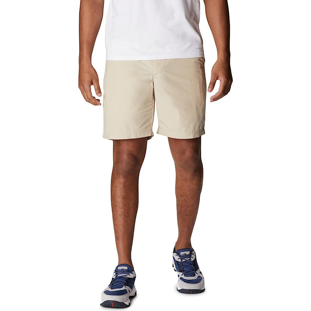 Button Closure Casual Shorts With Pockets-Waves And Trunks