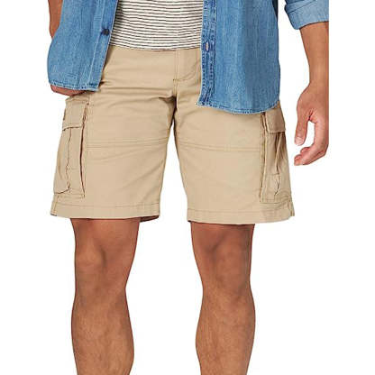 Zipper Closure Casual Shorts-Waves And Trunks