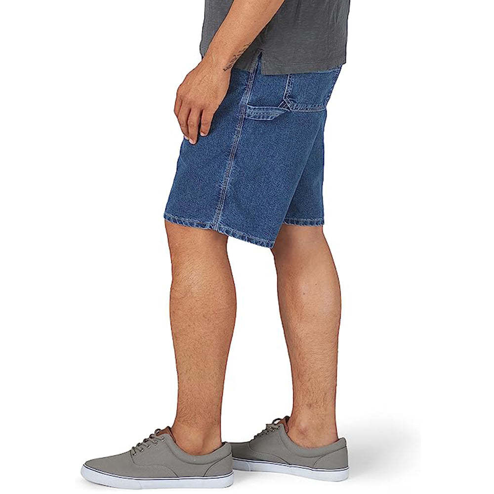 Zipper Closure Jeans Shorts-Waves And Trunks