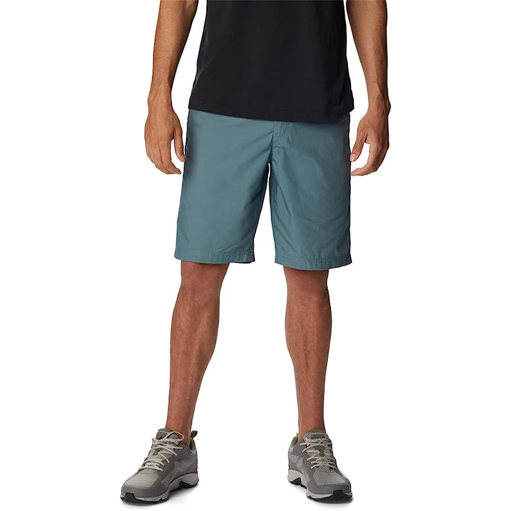 Side Pockets Button Closure Shorts-Waves And Trunks