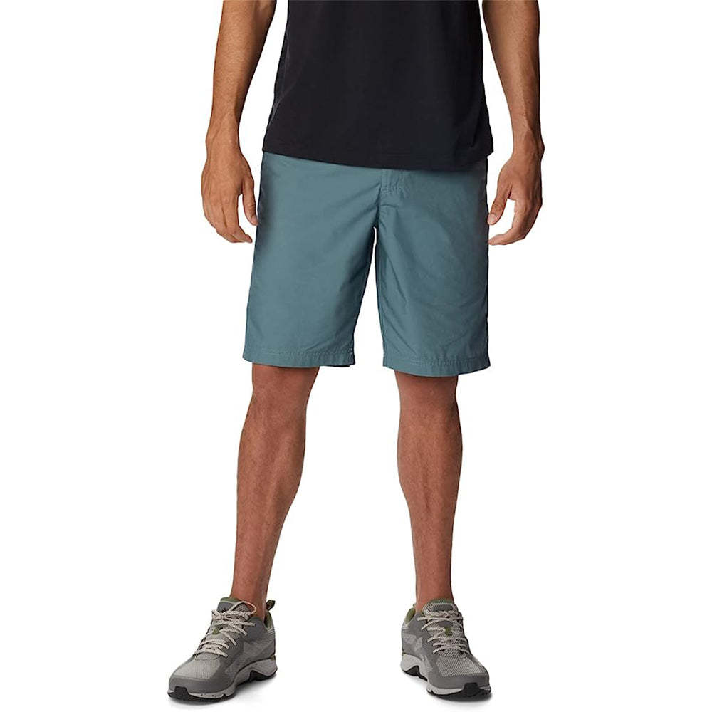 Side Pockets Button Closure Shorts-Waves And Trunks