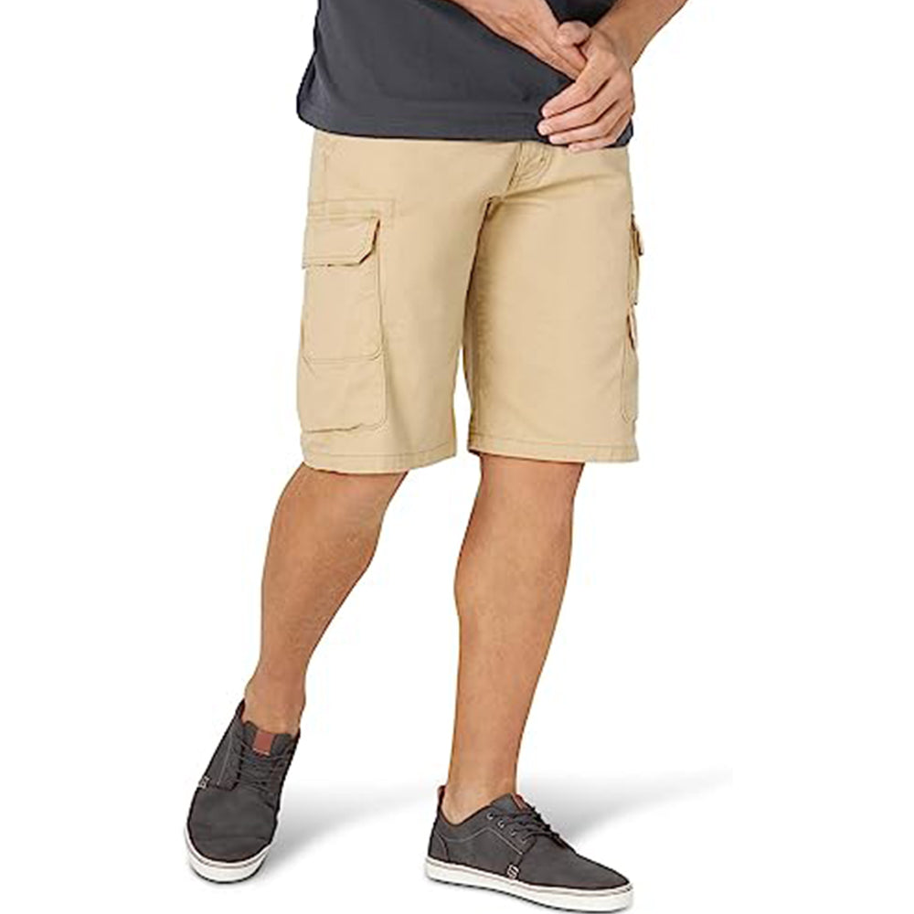 Stretch Zipper Closure Cargo Shorts-Waves And Trunks