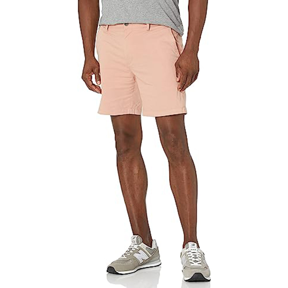 Slim Fit Flat Shorts-Waves And Trunks