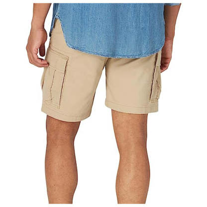 Zipper Closure Casual Shorts-Waves And Trunks