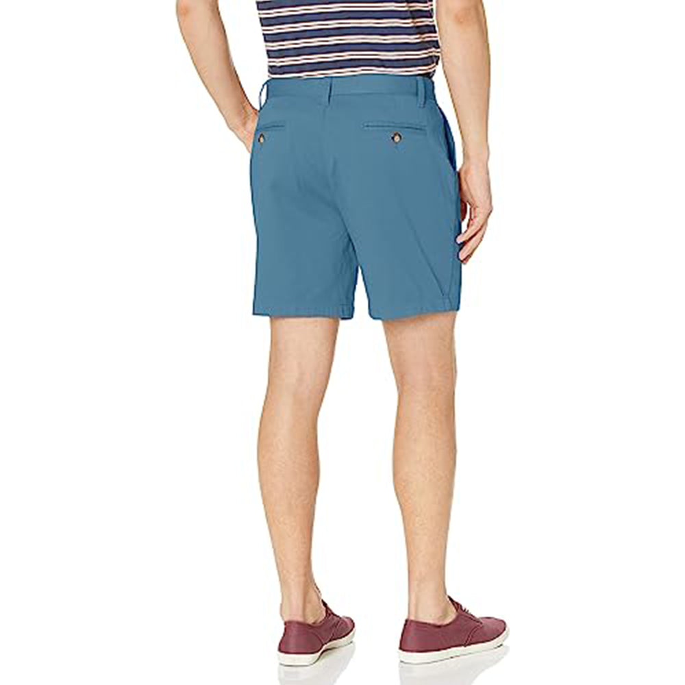 Zipper Closure Classic Fit Shorts-Waves And Trunks
