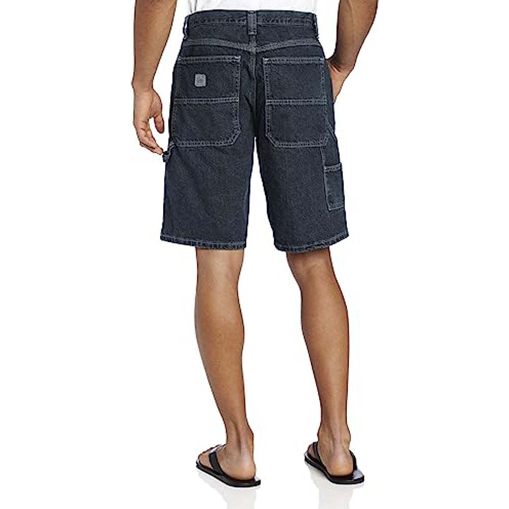 Zipper Closure Jeans Shorts-Waves And Trunks