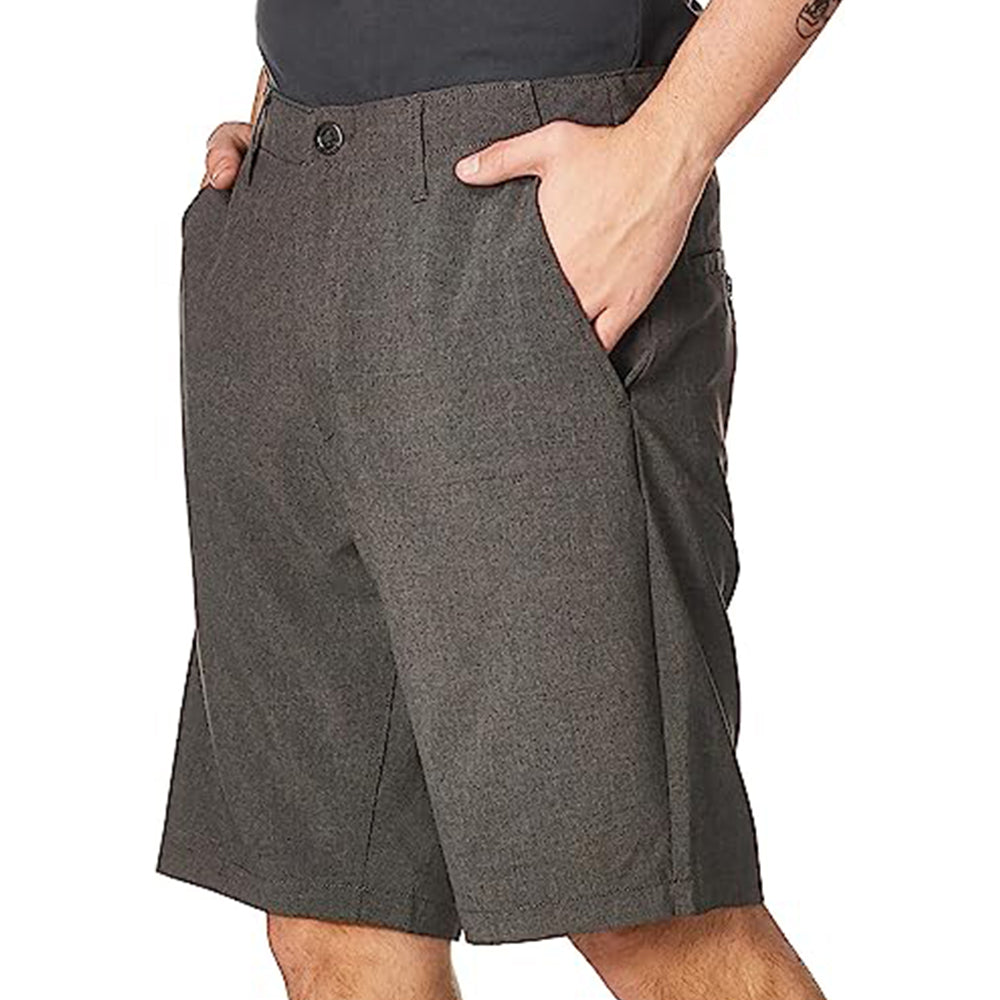 Button Closure Shorts-Waves And Trunks