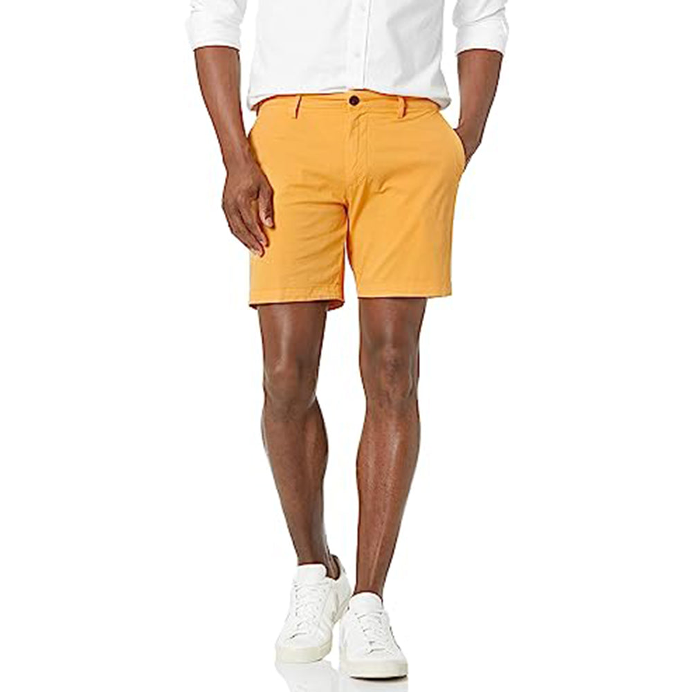 Slim Fit Flat Shorts-Waves And Trunks