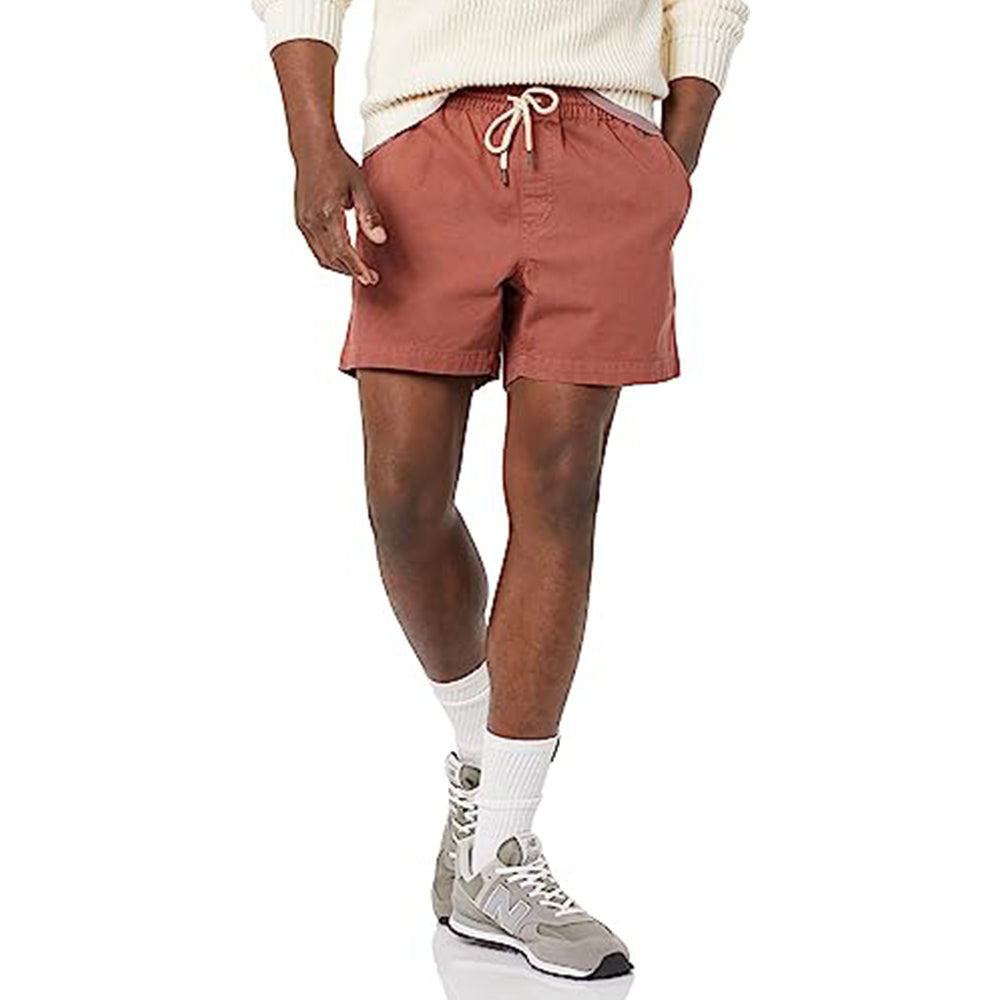 Slim Fit Canvas Short-Waves And Trunks