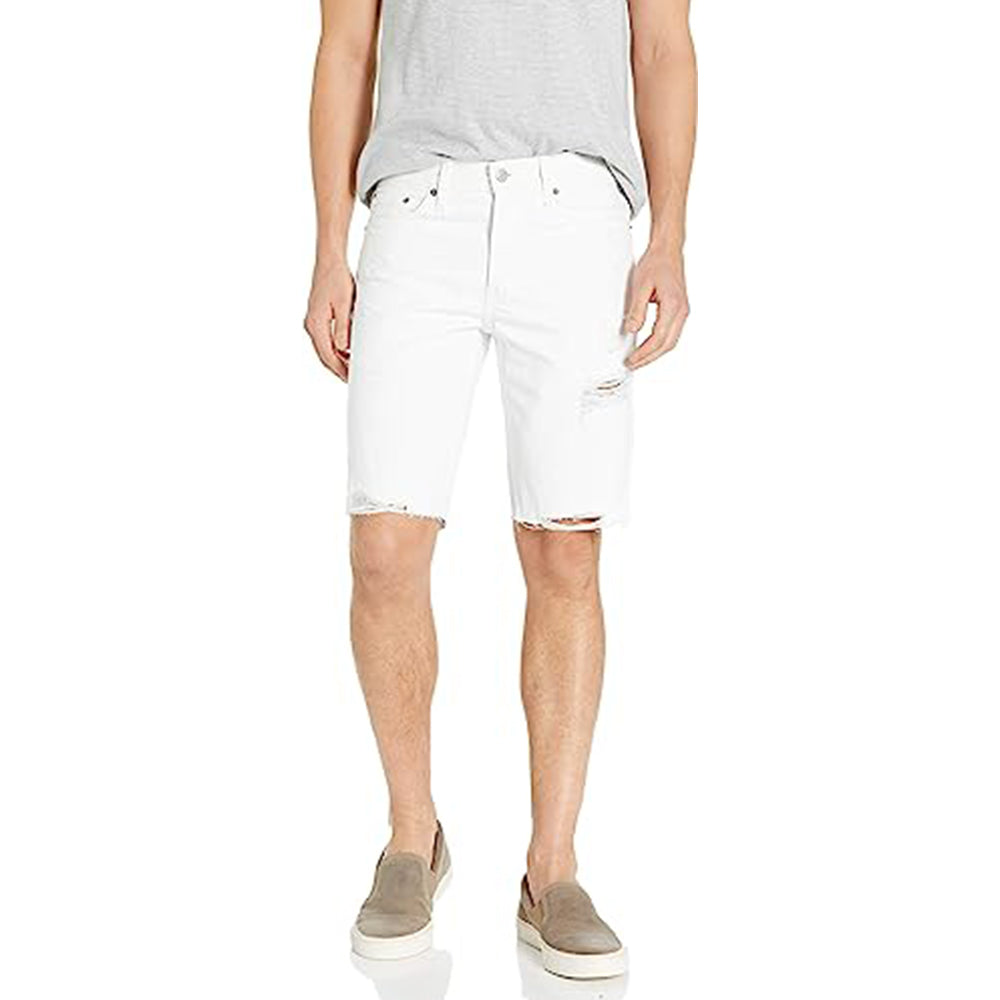 Casual Zipper Closure Denim Shorts-Waves And Trunks