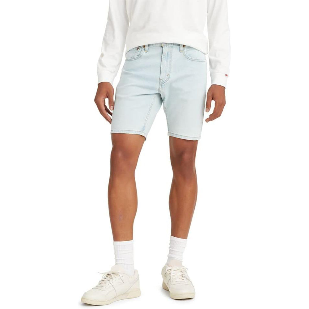 Casual Zipper Closure Denim Shorts-Waves And Trunks