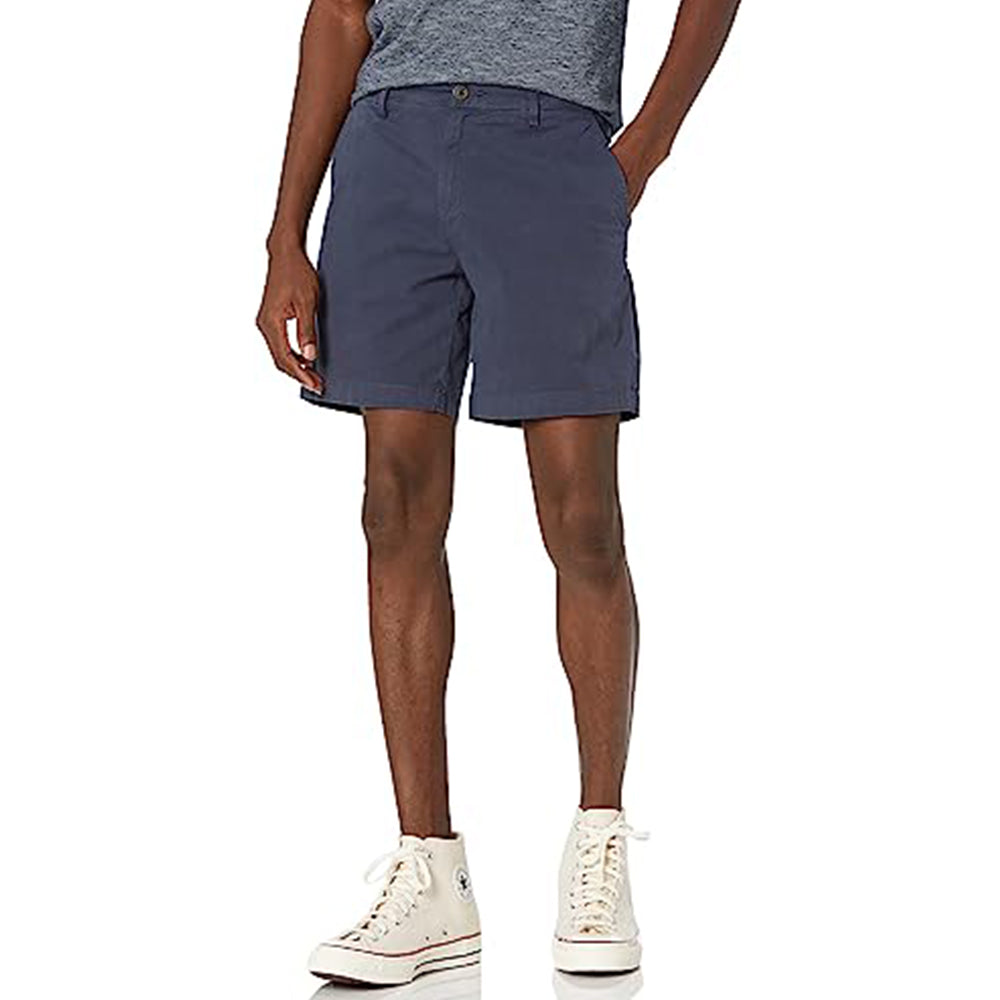 Slim Fit Flat Shorts-Waves And Trunks