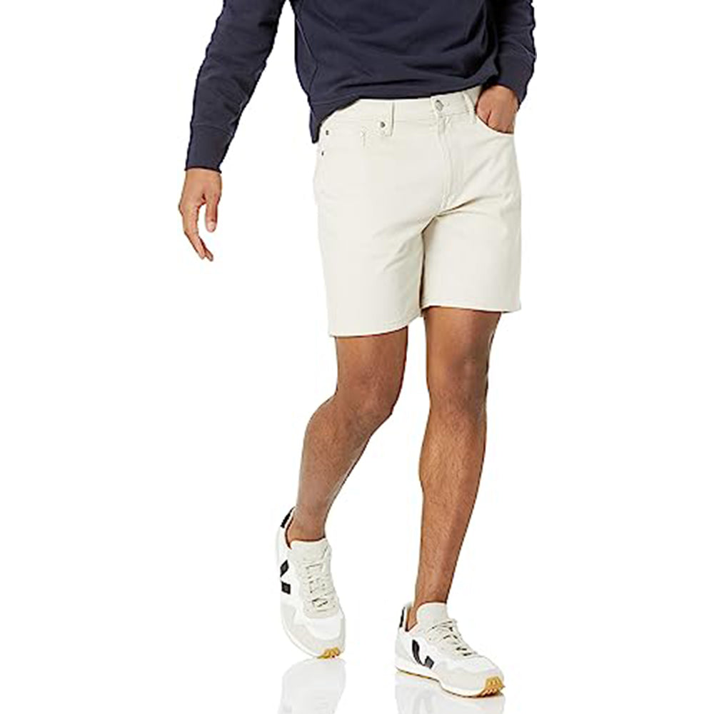 5 Pocket Straight Fit Shorts-Waves And Trunks