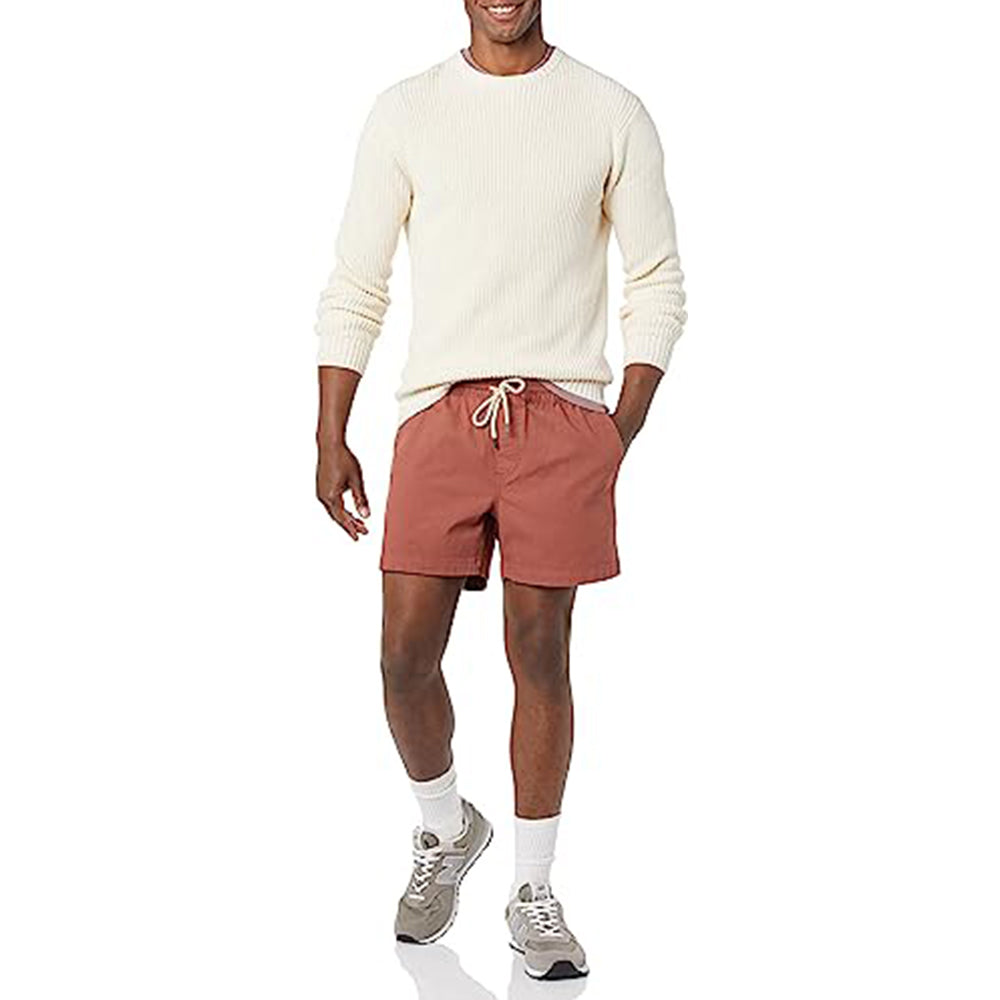 Slim Fit Canvas Short-Waves And Trunks