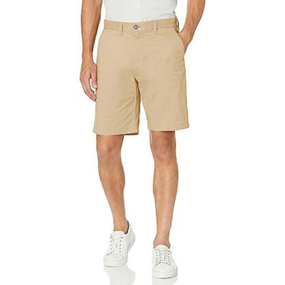 Casual Button Closure Shorts-Waves And Trunks