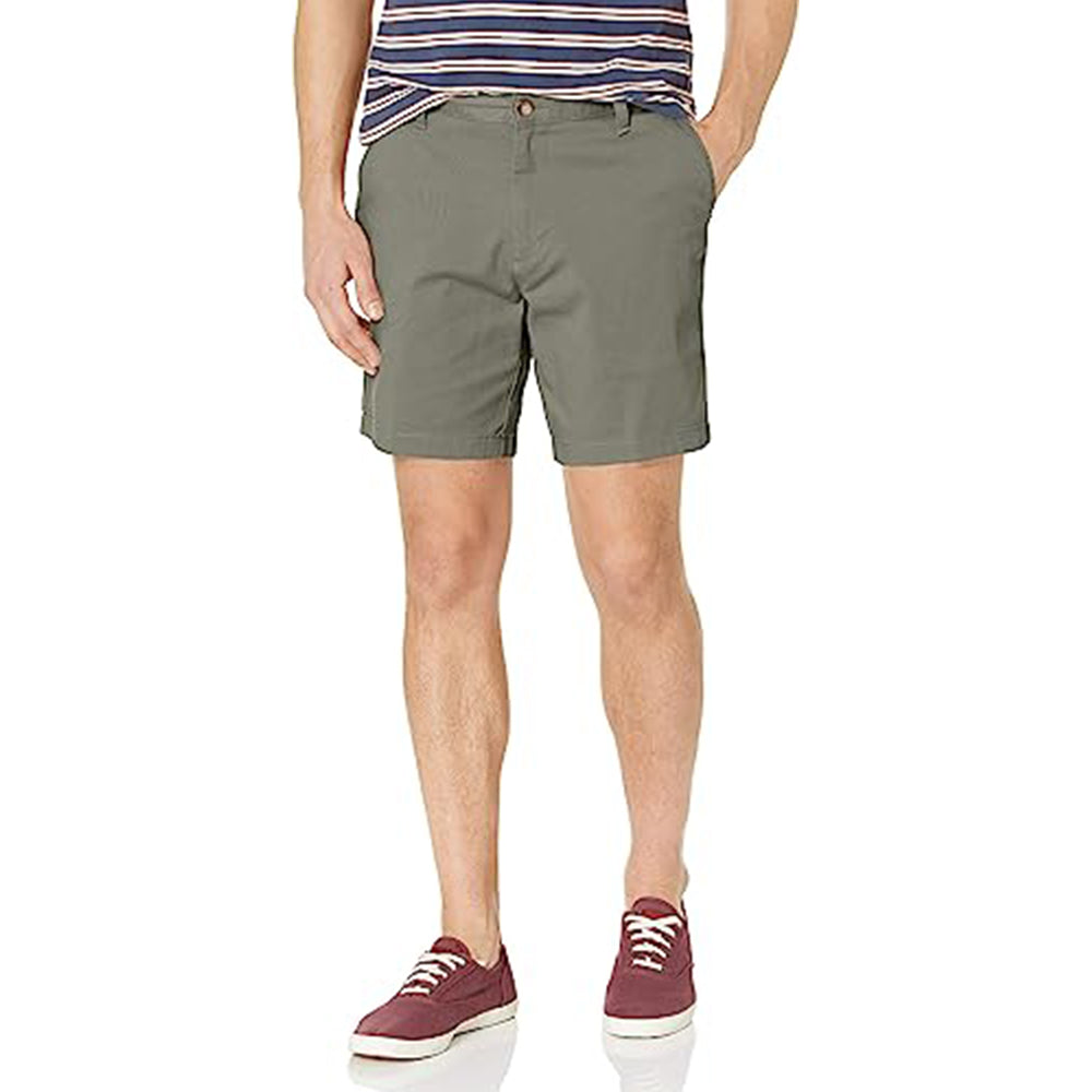 Zipper Closure Classic Fit Shorts-Waves And Trunks