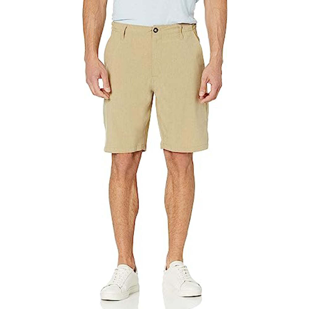 Button Closure Shorts-Waves And Trunks