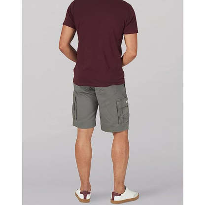 Zipper Closure Casual Shorts-Waves And Trunks