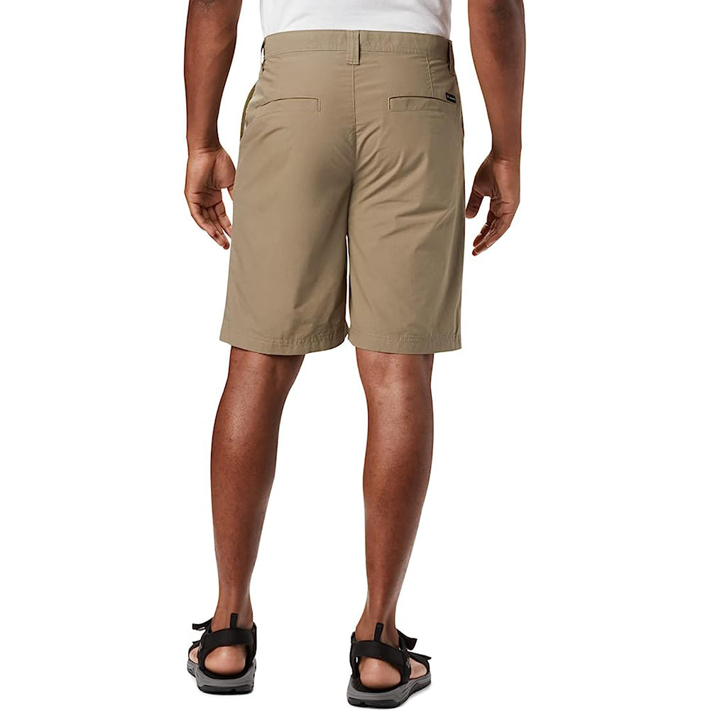 Button Closure Casual Shorts With Pockets-Waves And Trunks